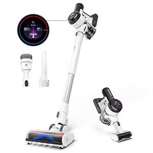  Tineco Pure ONE S15 PRO Smart Akku Staubsauger, ZeroTangle Tech, LCD Anzeige, iLoop Sensor für Auto Leistungseinstellung, freistehende Ladestation, Handstaubsauger umwandelbar, APP 