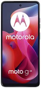 Motorola moto G24, 128GB Smartphone 128GB 16.8cm (6.6 Zoll) Matt Schwarz Android™ 14 Dual-SIM 