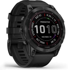 Garmin fēnix® 7 Sapphire Solar Black Titanium with Black Band Android Smartwatch
