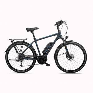 Riverside E-Bike 28 Zoll Trekkingrad  500 Perf Line Herren 400 Wh anthrazit/blau 