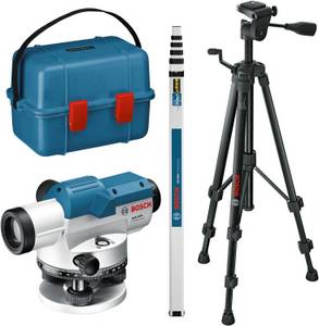 Bosch Professional Optisches Nivelliergerät inkl. Stativ Reichweite (max.):...