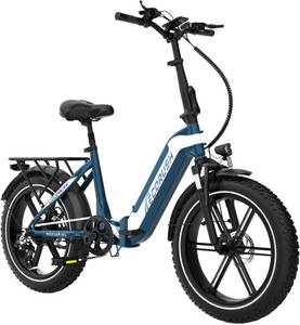 ECORUSH E-Bike Klapprad 20*3,0 Zoll Elektrofahrrad 