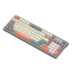 TAMEY Mechanische Dualmodus-Bluetooth-Tastatur,beleuchtete Gaming-Tastatur Gaming-Tastatur (Bluetooth + 2,4G drahtlose Verbindung) 