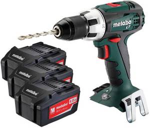 Metabo BS 18 LT Set (3 x 4,0 Ah) (6.021029.60) Akku-Bohrschrauber