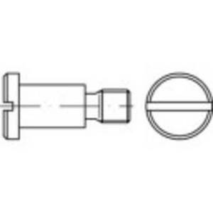 Toolcraft 1063114 Flachkopfschrauben M4 16mm Schlitz DIN 923 Edelstahl 100St. 