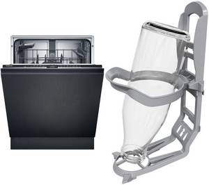 Siemens SX63EXEUAE Vollintegrierbarer 60 cm Geschirrspüler bestehend aus SX63EX02AE + SZ36BH00 vollintegrier 