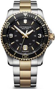 Victorinox Maverick Large VSA-309 black gold silver Herrenuhr