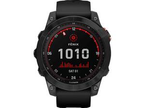  GARMIN Fenix 7 Solar Smartwatch Edelstahl Silikon, 127-210 mm,...