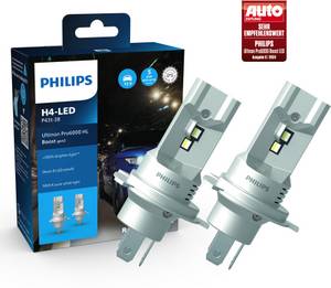 Philips Ultinon Pro6000 LED H4 BOOST 11342U60B2X2 Motorrad-Scheinwerferlampe