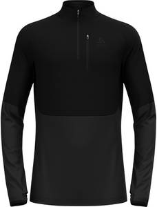 Odlo Descent Cw Sl Zip Longsleeve schwarz Laufshirt