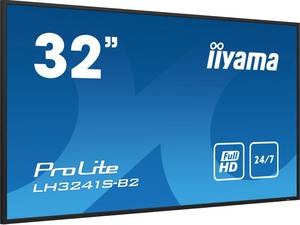 Iiyama Dis Public 32 LH3241S-B2 UHD TFT-Monitor (1920 x 1080 px, Full HD, 8 ms Reaktionszeit, IPS, Lautsprecher, HDCP) 