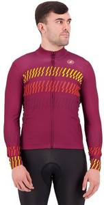 Castelli Unlimited Thermal Long Sleeve Jersey (Red) Men Rennrad-Trikot