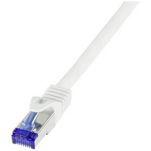 Logilink C6A111S RJ45 CAT 6a S/FTP 20 m Weiß 1 St. 