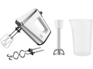  KRUPS GN9121 3 Mix 9000 Handmixer Weiß/Silber (750 Watt) 