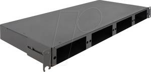 Delock 66924 - 19'' LWL HD (High Density) Patchpanel 1 HE schwarz 