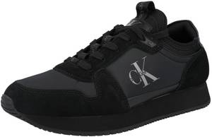 Calvin Klein Suede Trainers triple black Low-Top-Sneaker