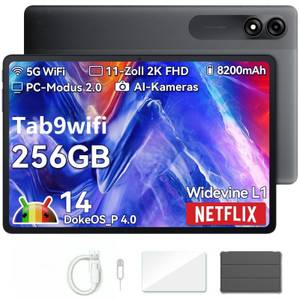 Blackview Tab9Wifi incl Hülle Tablet (11