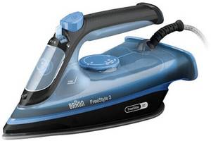 Braun FreeStyle 3 FI 3194 black/blue Dampfbügeleisen