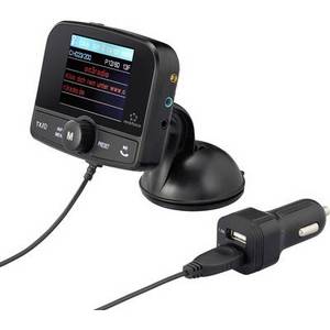 Renkforce RF-CRDAB-100 DAB+ Empfänger Saugnapfhalterung, Bluetooth Musikstreaming 