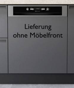 Bauknecht teilintegrierbarer Geschirrspüler OBBC Ecosilent 9760, 9,5 l, 14 Maßgedecke, ActiveDry - automatisches Türöffnungssystem 