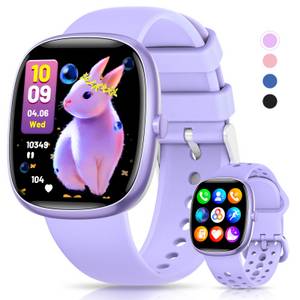 NAIXUES Smartwatch Kinder für Jungen und Mädchen Smartwatch (3.81 cm/1.5 Zoll, HD Voll Touchscreen) IP68 wasserdichte Fitness Aktivitäts Tracker Uhr Herzfrequenz Schlafmonitor, 19 Sportmodi,Schrittzähler,Wecker,Kindergeschenke, für Teenager ab 5 Jahren 