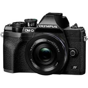 Olympus OM-D E-M10 Mark IV 1442 EZ Pancake Kit (EZ) Digitalkamera 21.8 Megapixel Schwarz inkl. Standard-Zoomobjektiv 4K-Video, Bildstabilisierung, Blitzschuh, spiegellose Systemkamera
