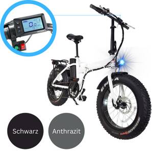 Bikesly E-Bike Faltrad Fatbike Elektrofahrrad Klapprad 