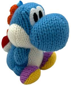 Nintendo »amiibo Blauer Woll Yoshi (Wooly World, Switch, Wii U, 3DS)« Switch-Controller 