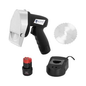Royal Catering Fleischwolf  Dönermesser elektrisch - 3.000 U/min - 60 kg/h - Akkubetrieb 