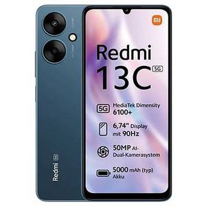  Xiaomi Redmi 13C Smartphone 128 GB 17.1 cm (6.74 Zoll) Blau Android™ 13 Dual-SIM 