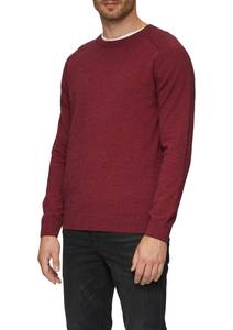 S.oliver Strickpullover, mit Rundhals und in melierter Optik 