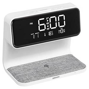  MEDION P64145 All in One Audio System (DAB+, CD, MP3, PLL UKW Radio, USB, Kompaktanlage, Elegantes Design, Weckfunktion, Sleep Einschlafautomatik) anthrazit 