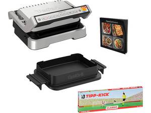  TEFAL GC774D.TK OptiGrill 4-in-1 inkl. Backschale und Tipp-Kick Spiel Kontaktgrill 