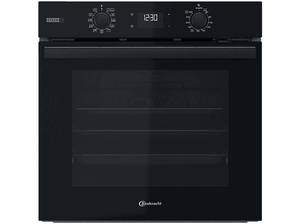  BAUKNECHT BBA2S85HU1K, Einbaubackofen (Einbaugerät, 71 l, 595 mm breit), Dampfgarfunktion 