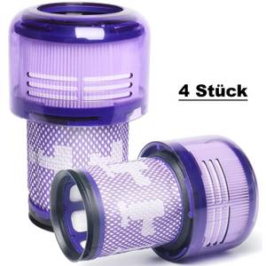 CoolGadget HEPA-Filter 4x Ersatzfilter für Dyson V12, Zubehör für Für Dyson, Premium Hepa Ersatz Filter aus dem Zubehör 100% passgenau 