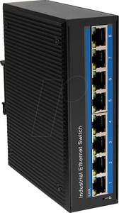 Logilink NS203P - Switch, 8-Port, Gigabit Ethernet, PoE 