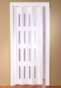 Quelle Falttür Luciana, BxH: bis 88,5x202 cm, kürzbar, Fenster mit Riffelstruktur 