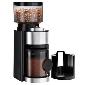 HYIEAR Kaffeemühle Kaffeemühle,Kaffeemühle elektrisch,Kaffeemühlen,Kaffemühle,Kaffee, 80,00 W, 250,00 g Bohnenbehälter, 25 einstellbare Mahlstufen,Edelstahl-CNC-Mahlwerk 