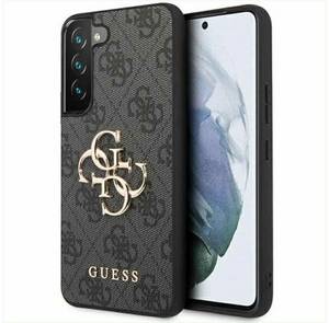 Guess PU 4G Metal Logo Backcover (Samsung Galaxy S23) Grau