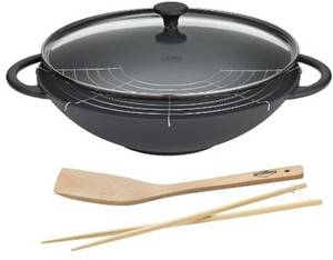 Küchenprofi Provence Wok mit Deckel 37 cm Induktionswok