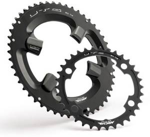 Miche Super11 Utg 4b Shimano Ultegra 6800 110 Bcd Chainring Black (44) Rennrad-Kettenblatt