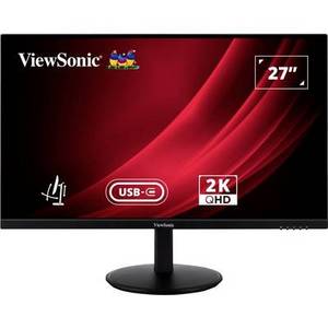  Viewsonic VG2709-2K-MHDU-2 LED-Monitor EEK F (A - G) 68.6 cm (27 Zoll) 2560 x 1440 Pixel 16:9 4 ms HDMI®, DisplayPort, Audio, stereo (3.5 mm Klinke), USB 3.1 