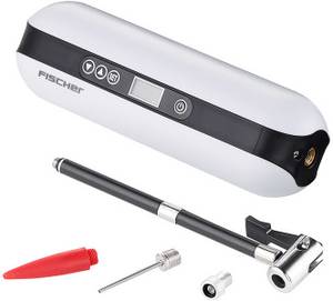 Fischer Die Fahrradmarke Fischer Akku-Kompressor mit Powerbank Elektrische Luftpumpe