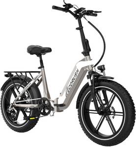 ECORUSH E-Bike 20*3,0 Zoll Elektrofahrrad bis 