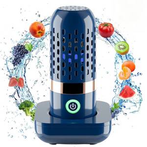 Popolic Ultraschallreiniger Tragbare Gemüse-Reinigungsmaschine mit OH-Ionen-Technologie, 