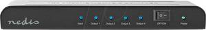 Nedis N VSPL3474AT - HDMI™-Splitter, 1 -> 4, 4K2K bei 60 fps/HDCP2.2 