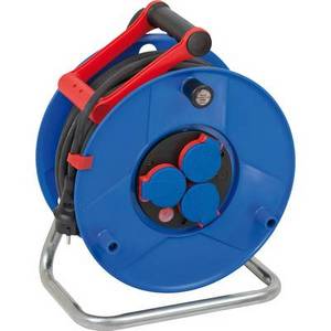 Brennenstuhl 1208340 Kabeltrommel 40.00m Schwarz Schutzkontakt-Stecker Kunststoff-Kabeltrommel