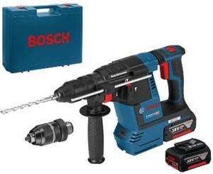 Bosch GBH 18V-26 F Professional  (2 x 5,0 Ah + Schnellladegerät) in L-Boxx Akku-Bohrhammer