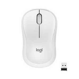 Logitech M220 Silent Kabellose Maus Weiß 