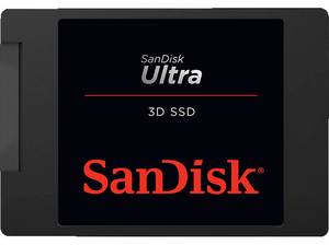  SANDISK Ultra® 3D Festplatte, 2 TB SSD SATA 6 Gbps, 2,5 Zoll, intern interne SSD-Festplatte